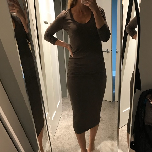 michael stars ruched dress